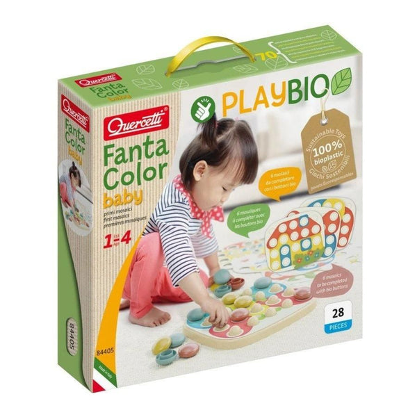 Quercetti FantaColour Baby Bio Plastic | KidzInc Australia Toys | Educational Toys Online