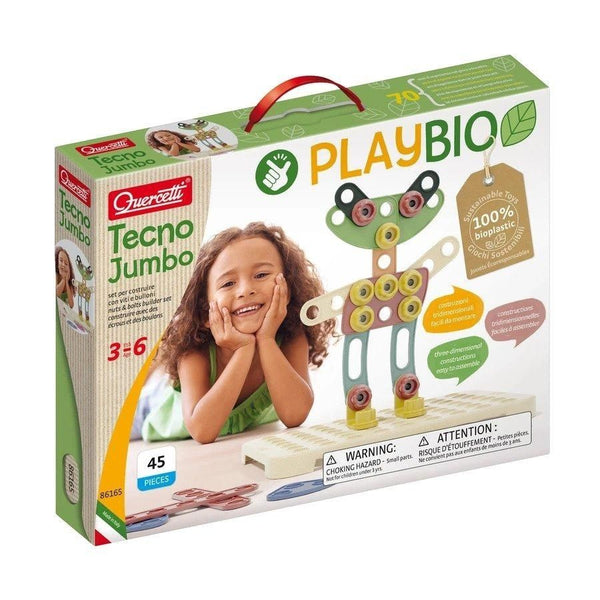 Quercetti Tecno Jumbo BioPlastic | KidzInc Australia Educational Toys Online