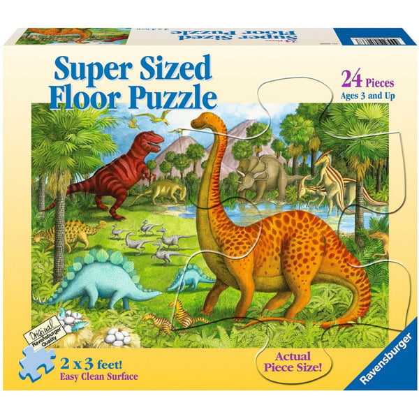 Ravensburger 24 pc -Dinosaur Pals SuperSize Puzzle | KidzInc Australia | Online Educational Toy Store