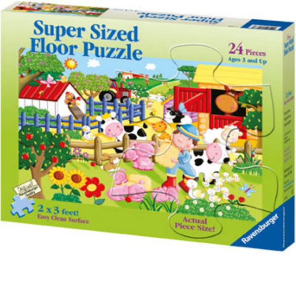 Ravensburger 24 pc -Farm SuperSize Puzzle | KidzInc Australia | Online Educational Toy Store