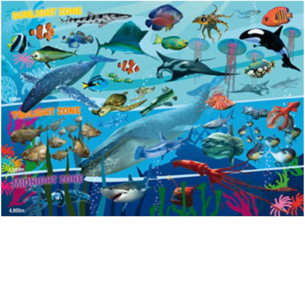 Ravensburger 60 pc -Underwater Realm Supersize Puzzle | KidzInc Australia | Online Educational Toy Store