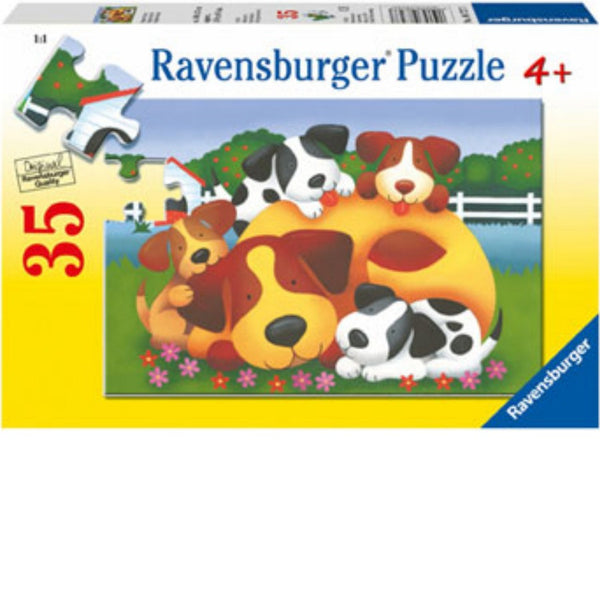 Ravensburger 35 pc -Doggie Family Puzzle | KidzInc Australia | Online Educational Toy Store