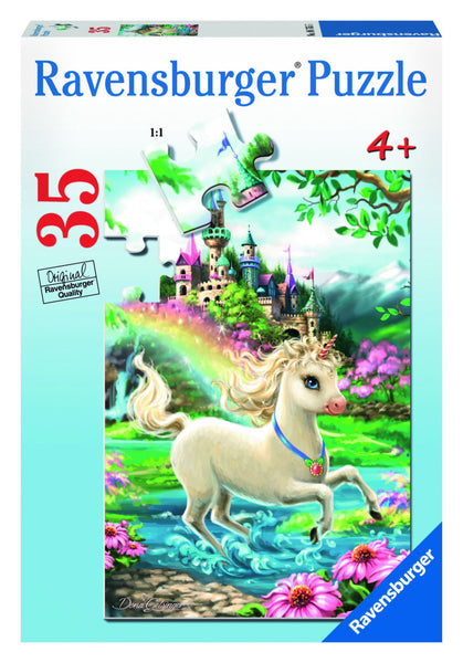 Ravensburger 35 pc - Unicorn Castle Puzzle | KidzInc Australia | Online Educational Toy Store