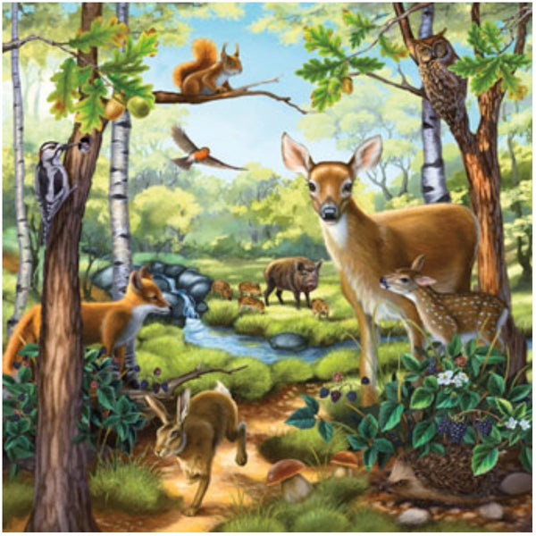 Ravensburger 3x49 pc -Forest Zoo & Pets Puzzle | KidzInc Australia | Online Educational Toy Store