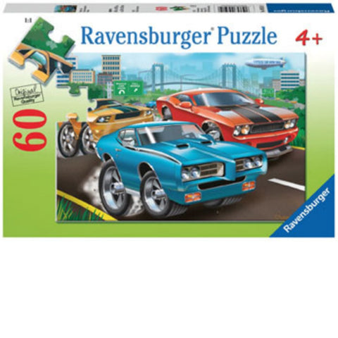 Ravensburger 60 pc -Muscle Cars Puzzle | KidzInc Australia | Online Educational Toy Store