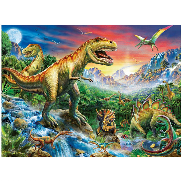 Ravensburger 100 pc -Time of the Dinosaurs Puzzle | KidzInc Australia | Online Educational Toy Store