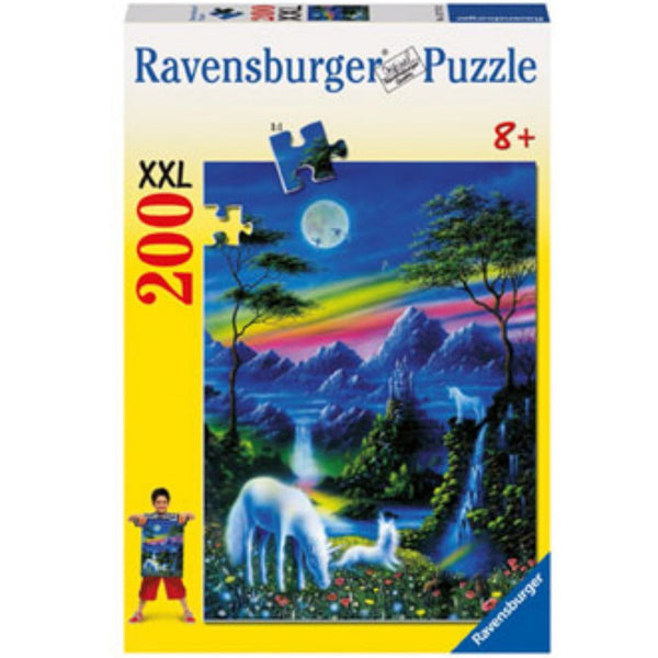 Ravensburger 200 pc -Unicorns in Moonlight Puzzle | KidzInc Australia | Online Educational Toy Store