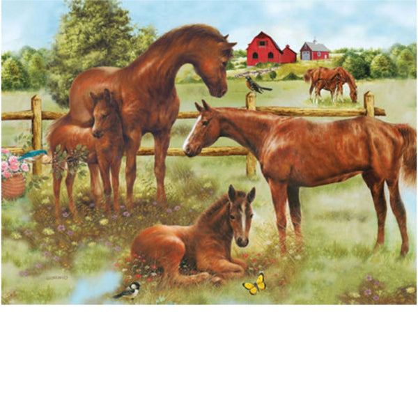 Ravensburger 300 pc -Horse Family Puzzle | KidzInc Australia | Online Educational Toy Store