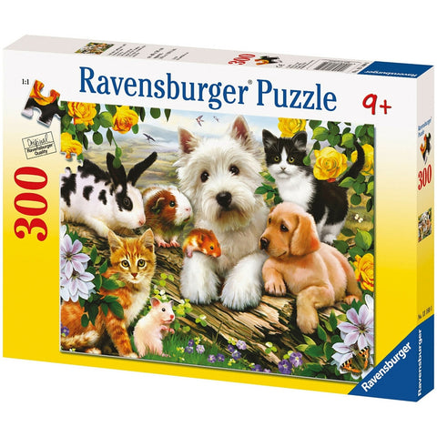 Ravensburger 300 pc -Happy Animal Babies Puzzle | KidzInc Australia | Online Educational Toy Store