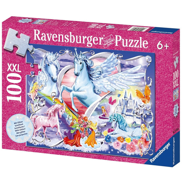 Ravensburger 100 pc -Amazing Unicorns Glitter Puzzle | KidzInc Australia | Online Educational Toy Store