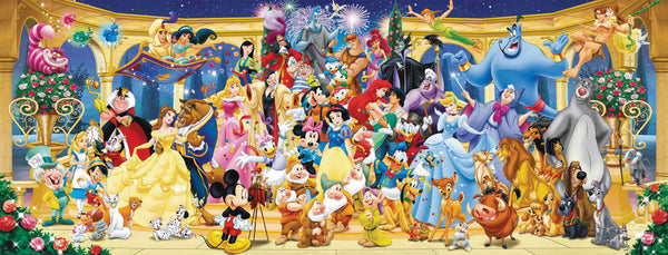 Ravensburger 1000 Pc - Disney Characters Panoramic Puzzle | KidzInc Australia | Online Educational Toy Store