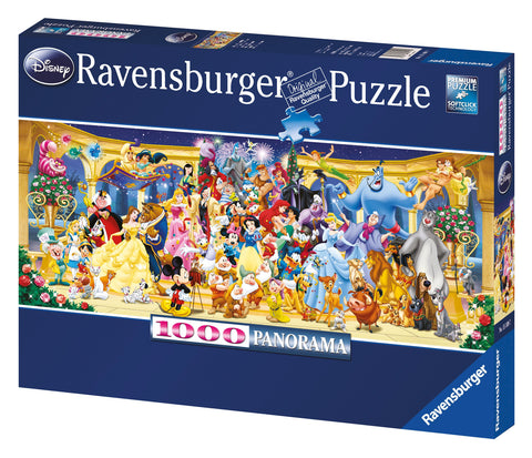 Ravensburger 1000 Pc - Disney Characters Panoramic Puzzle | KidzInc Australia | Online Educational Toy Store