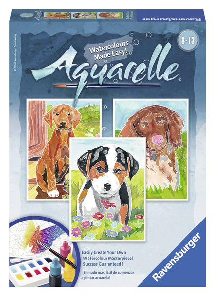 Ravensburger - Aquarelle Artists Set Puppies | KidzInc Australia | Online Educational Toy Store