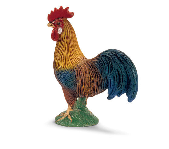 Schleich - Rooster Colourful | KidzInc Australia | Online Educational Toy Store
