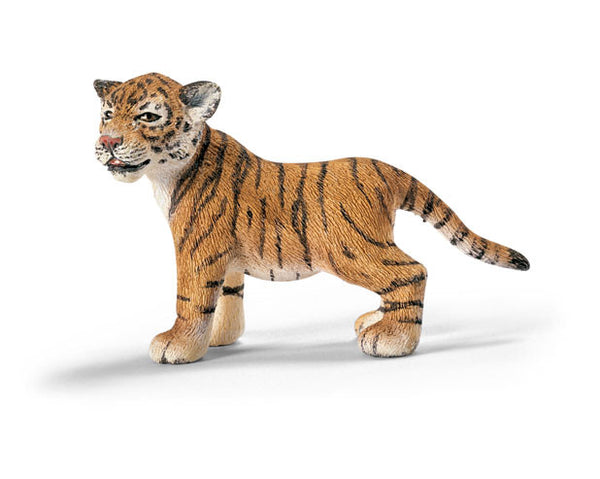 Schleich - Tiger Cub Standing | KidzInc Australia | Online Educational Toy Store