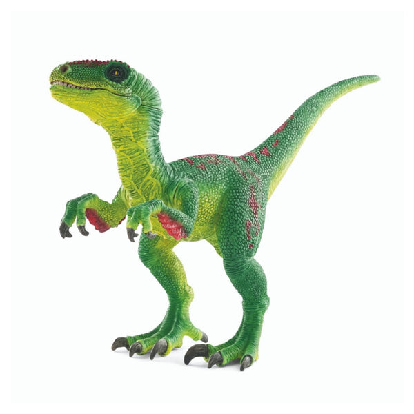 Schleich - Dinosaurs - Velociraptor, Green | KidzInc Australia | Online Educational Toy Store