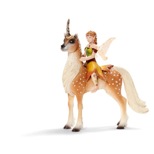 Schleich - Female Elf and Forest Unicorn | KidzInc Australia | Online Educational Toy Store