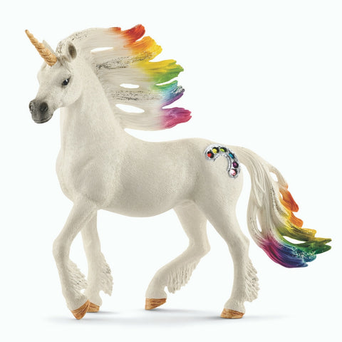 Schleich - Bayala - Rainbow Unicorn Foal | KidzInc Australia | Online Educational Toy Store