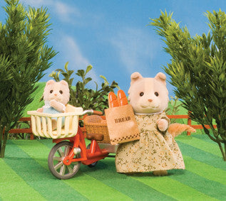 Sylvanian Families - Cycling with Mother | KidzInc Australia | Online Educational Toy Store