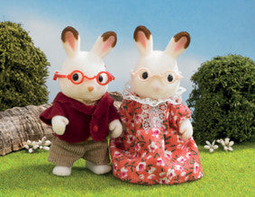 Sylvanian Families - Chocolate Rabbit Grandparents | KidzInc Australia | Online Educational Toy Store