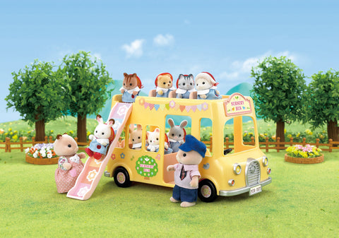 Sylvanian Families - Nursery Double Decker Bus | KidzInc Australia | Online Educational Toy Store