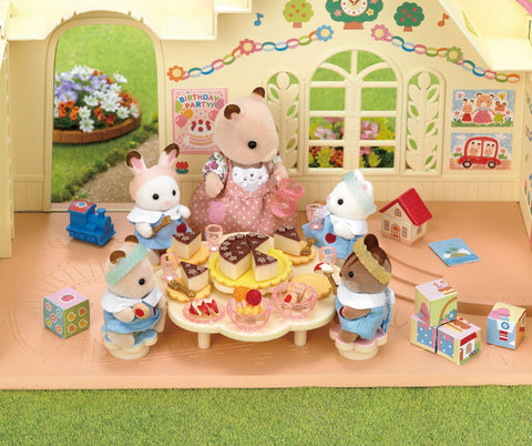 Sylvanian Families - Nursery Party Set | KidzInc Australia | Online Educational Toy Store