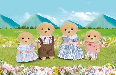 Sylvanian Families - Yellow Labrador Family | KidzInc Australia | Online Educational Toy Store