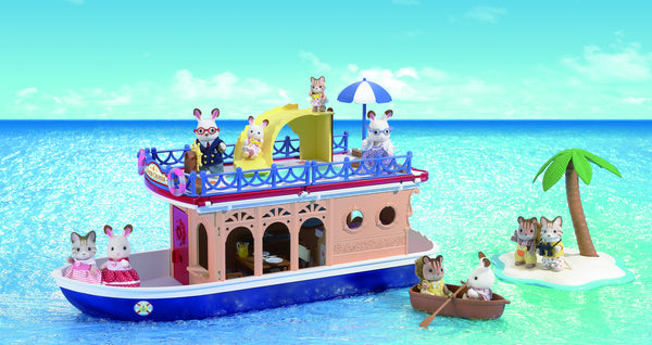 Sylvanian Families - Seaside Cruiser Houseboat | KidzInc Australia | Online Educational Toy Store