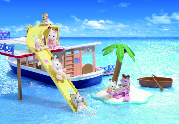 Sylvanian Families - Seaside Cruiser Houseboat | KidzInc Australia | Online Educational Toy Store