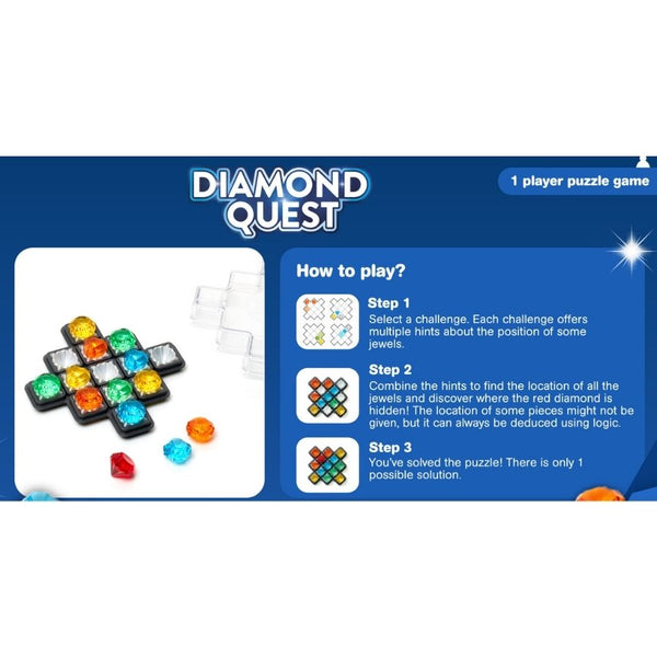 Smart Games Diamond Quest Puzzle Game | KidzInc Australia Educational Toys Online 5