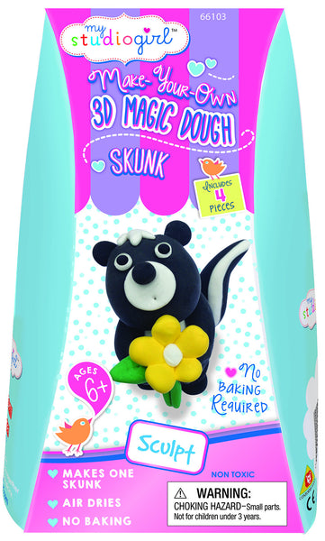 My Studio Girl - 3D Magic Dough Skunk | KidzInc Australia | Online Educational Toy Store