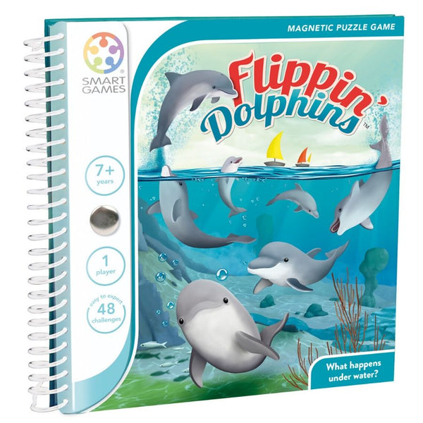 Smart Games Flippin Dolphins Magnetic Travel Game | KidzInc Australia | Online Educational Toys