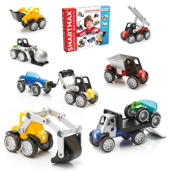 SmartMax Magnetic Discovery - Power Vehicles Mix | KidzInc Australia | Online Educational Toy Store