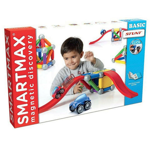SmartMax Magnetic Discovery - Basic Stunt 48 Piece | KidzInc Australia | Online Educational Toy Store