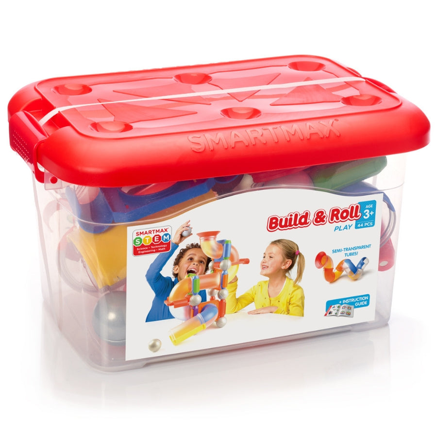 SmartMax Magnetic Discovery Build and Roll 44 Piece |KidzInc Australia