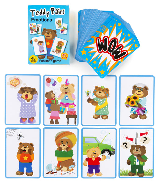 Top Class - Teddy Pairs Emotions Snap Game | KidzInc Australia | Online Educational Toy Store