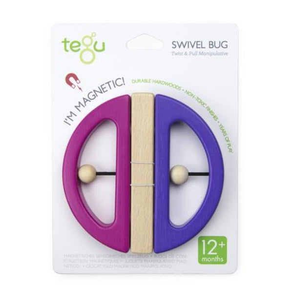 Tegu Swivel Bug: Pink & Purple | KidzInc Australia | Educational Toys 3