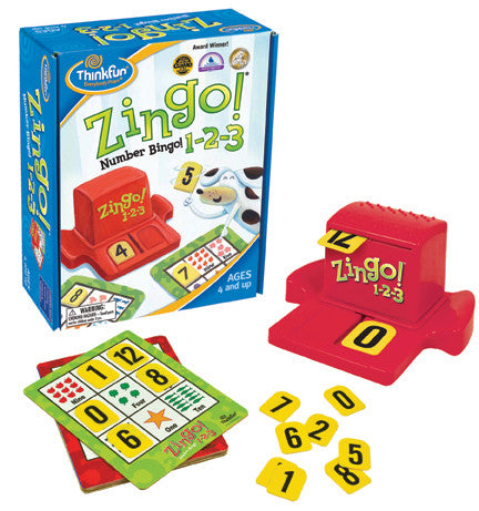 ThinkFun - Zingo! 1-2-3 Game | KidzInc Australia | Online Educational Toy Store