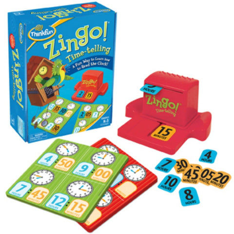 ThinkFun - Zingo! Time-telling Game | KidzInc Australia | Online Educational Toy Store