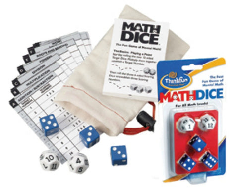 ThinkFun - Math Dice Game | KidzInc Australia | Online Educational Toy Store