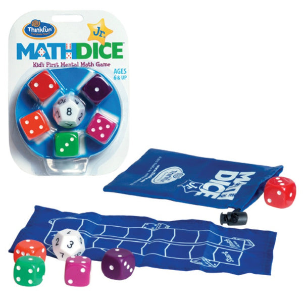 ThinkFun - Math Dice Jr. Game | KidzInc Australia | Online Educational Toy Store