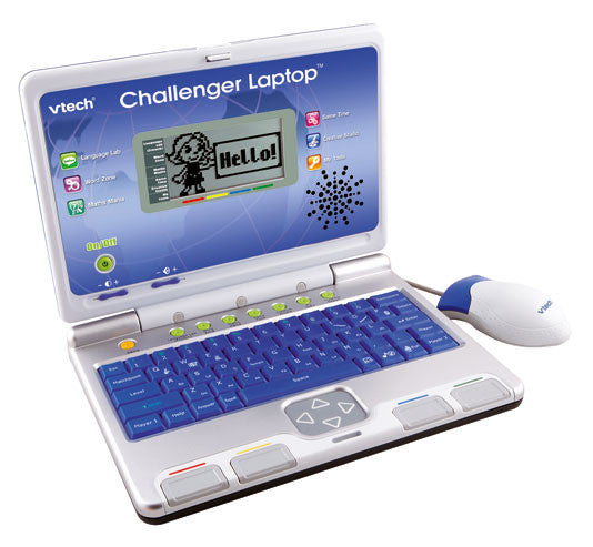 VTech - Challenger Laptop - Blue/Silver | KidzInc Australia | Online Educational Toy Store