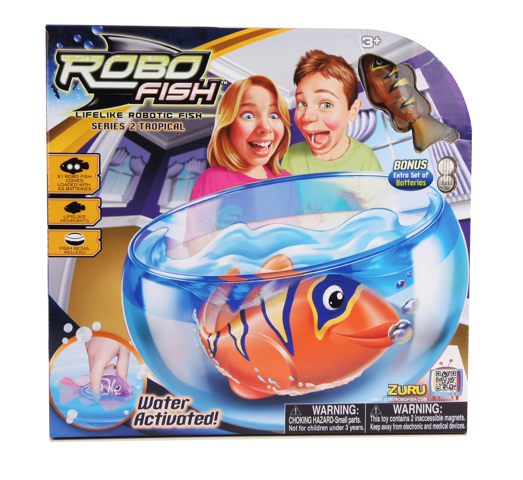 Zuru - Robo Fish Tropical Fish & Bowl  KidzInc Australia's Best Online  Educational Toy Store