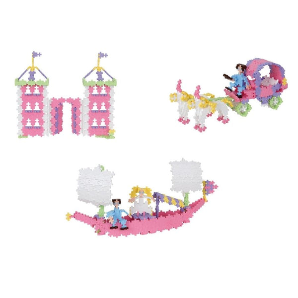 Plus-Plus: Pastel 480 Pieces 3 in 1 Princess Construction Toy