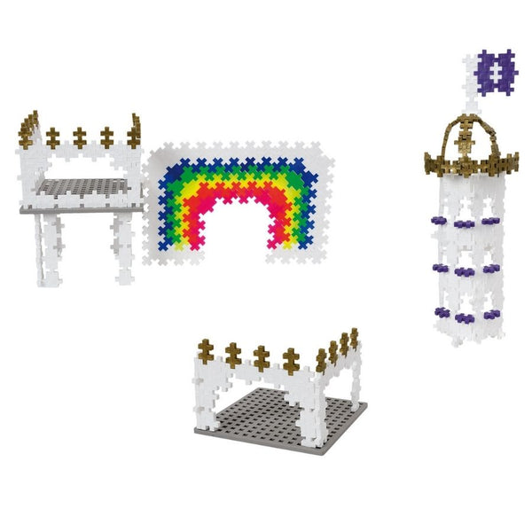 Plus-Plus Pastel Rainbow Castle 760 Pieces Construction Toy | KidzInc Australia | Educational Toys Online 3
